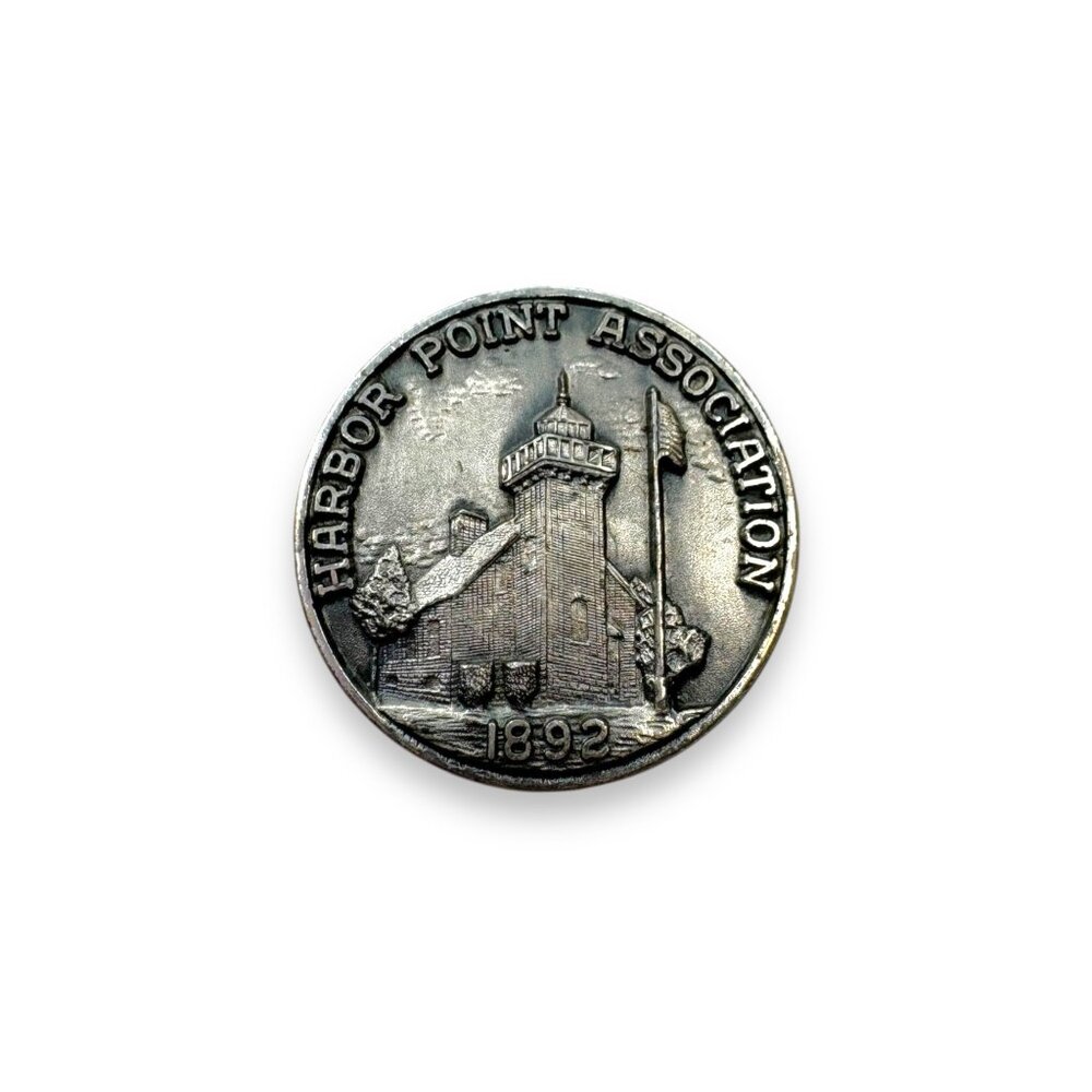 Harbor Point Association 1892 Sterling Silver Pin Brooch St Louis Vintage